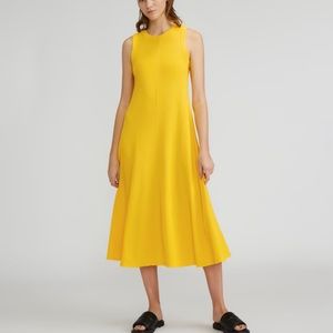 Everlane cotton waffle tank dress